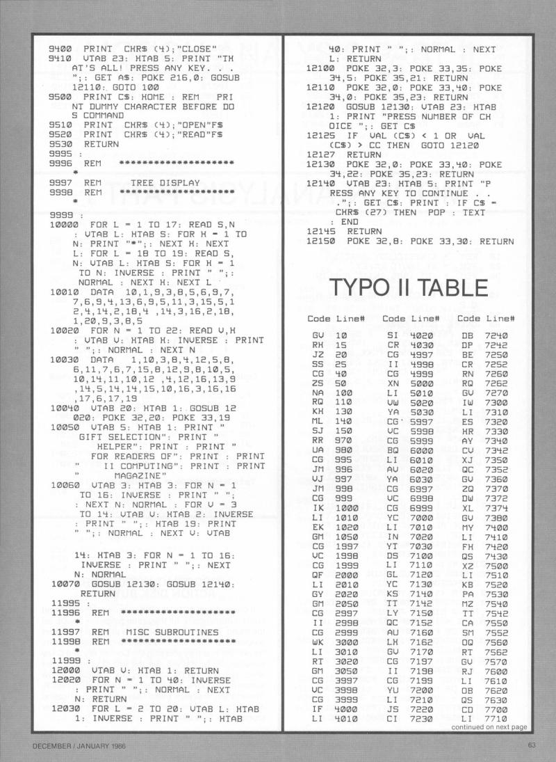 II Computing Vol 1 No 2 Dec 85 Jan 86 — page 65