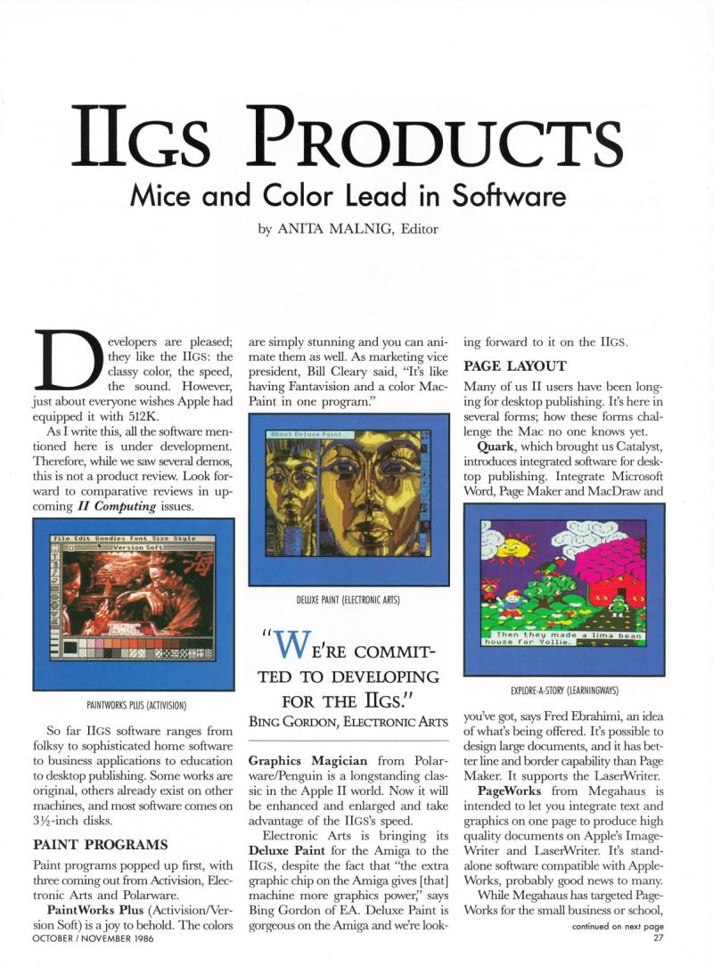 II Computing Vol 2 No 1 Oct Nov 86 — page 30