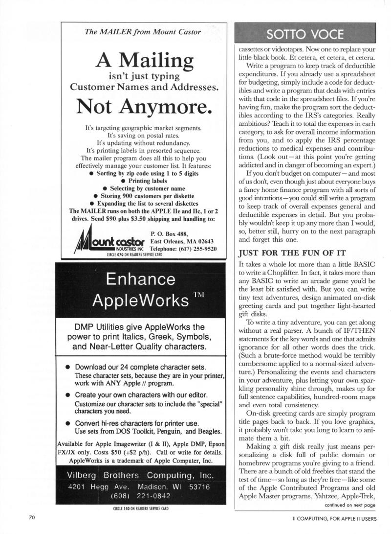 II Computing Vol 2 No 1 Oct Nov 86 — page 77