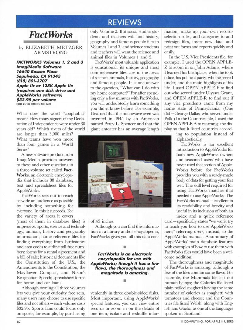 II Computing Vol 2 No 1 Oct Nov 86 — page 89