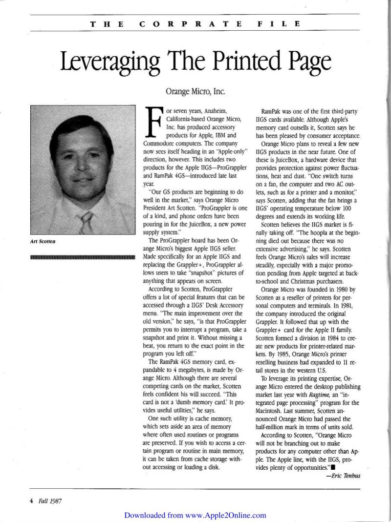 IIgs Buyers Guide 1987 Fall — page 6