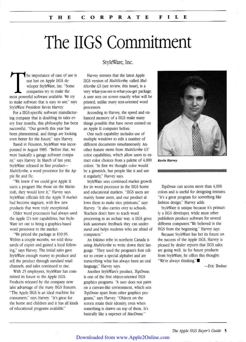 IIgs Buyers Guide 1987 Fall — page 7