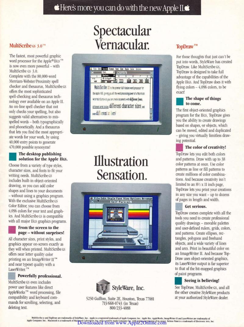 IIgs Buyers Guide 1987 Fall — page 11
