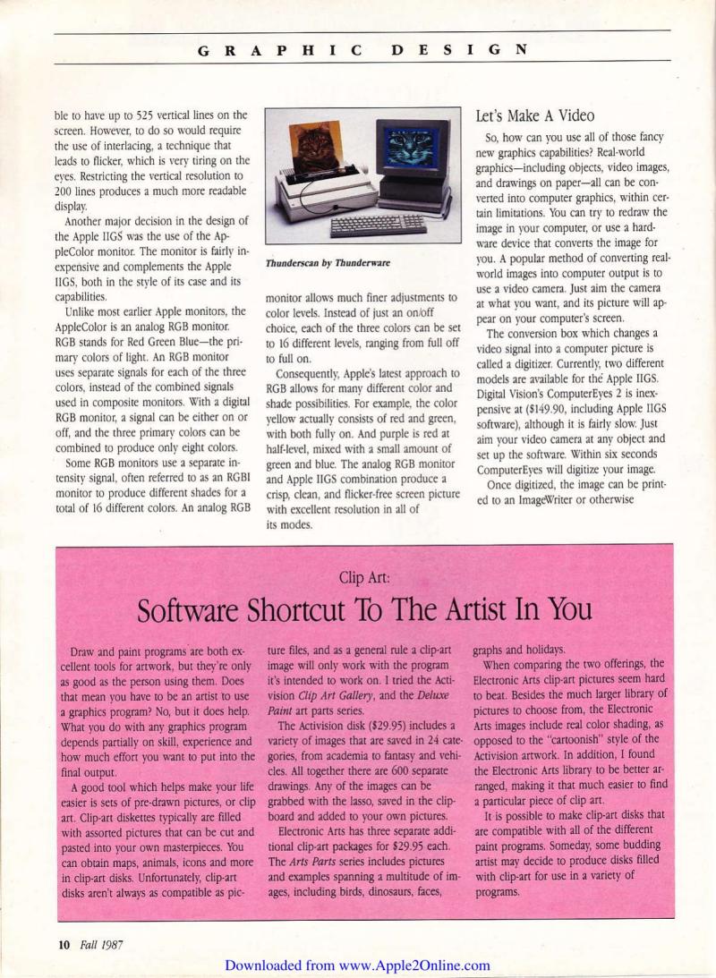 IIgs Buyers Guide 1987 Fall — page 12