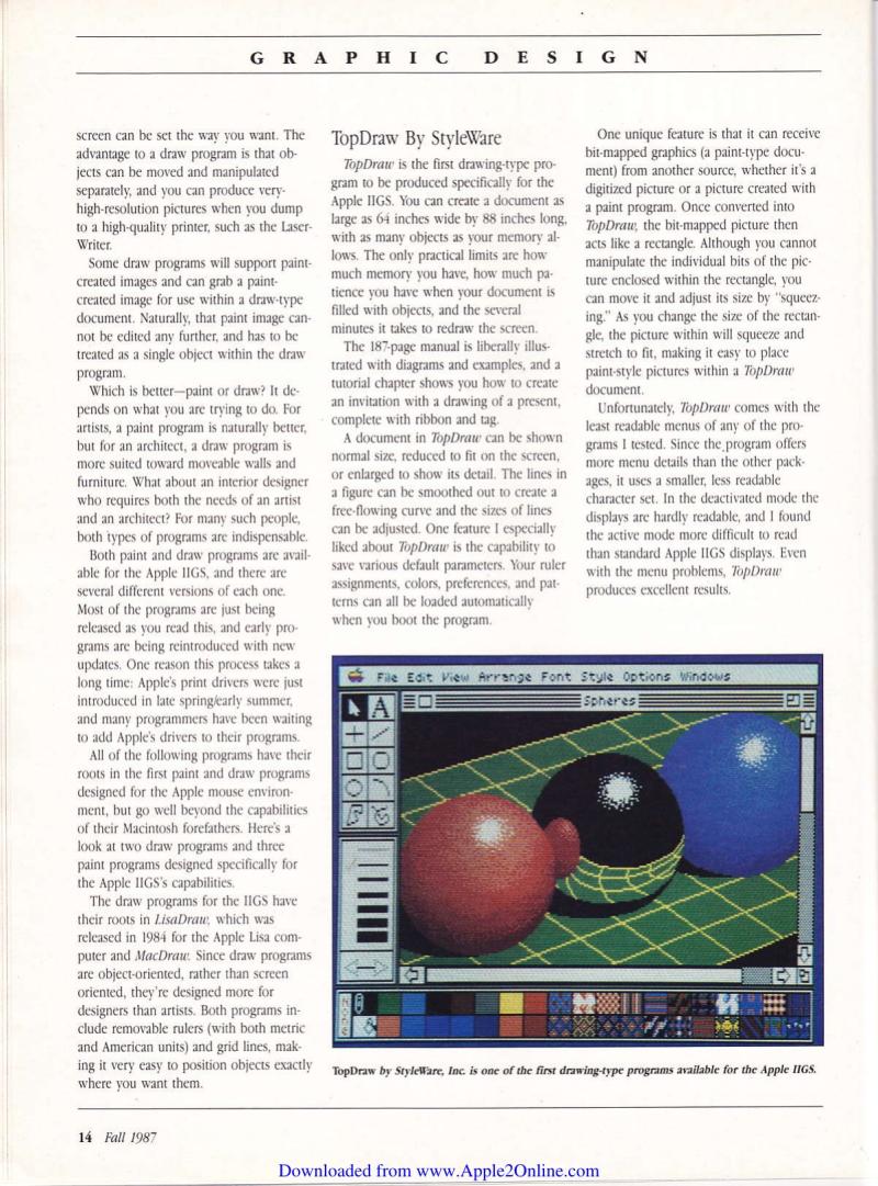 IIgs Buyers Guide 1987 Fall — page 16