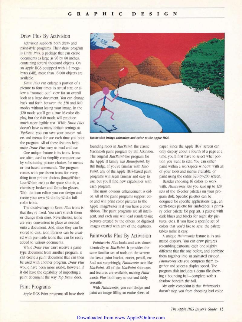IIgs Buyers Guide 1987 Fall — page 17