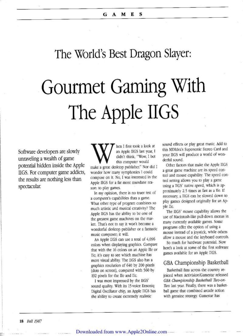IIgs Buyers Guide 1987 Fall — page 20