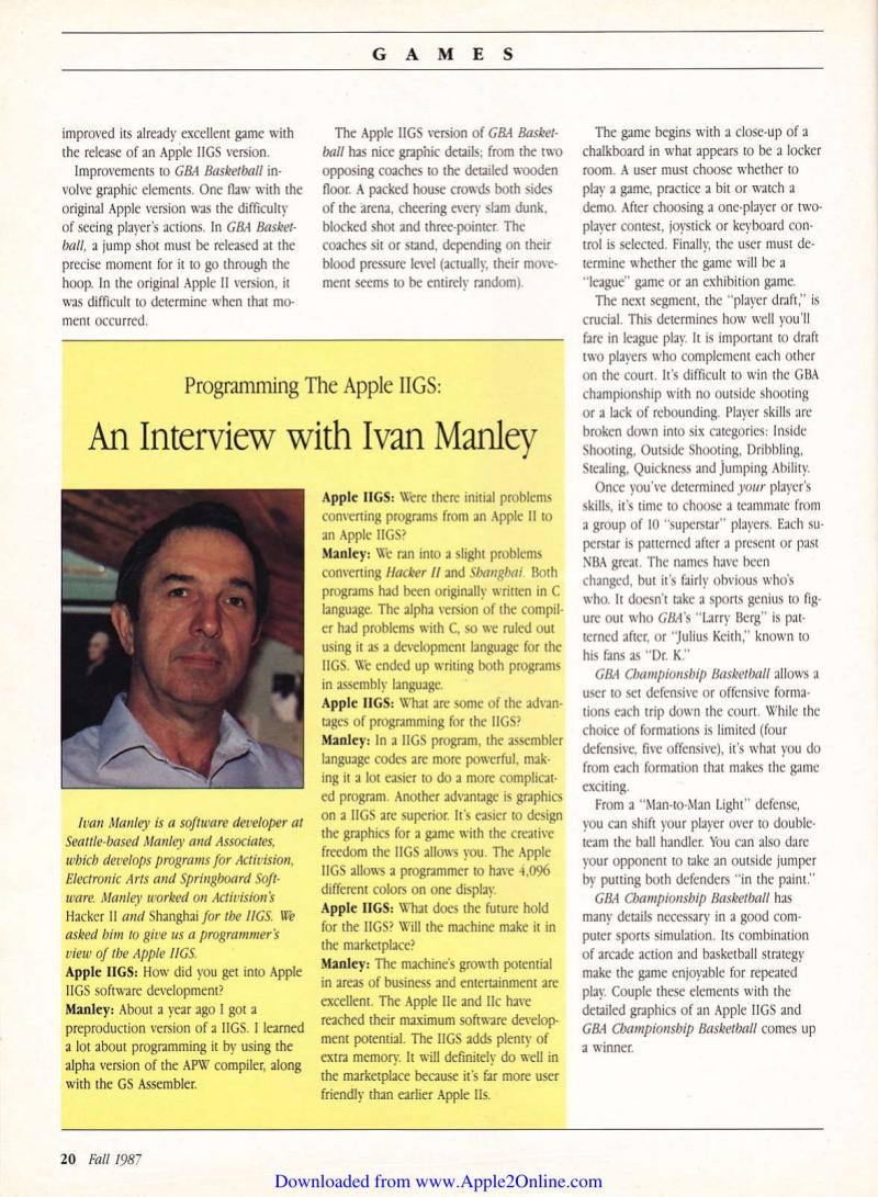 IIgs Buyers Guide 1987 Fall — page 22
