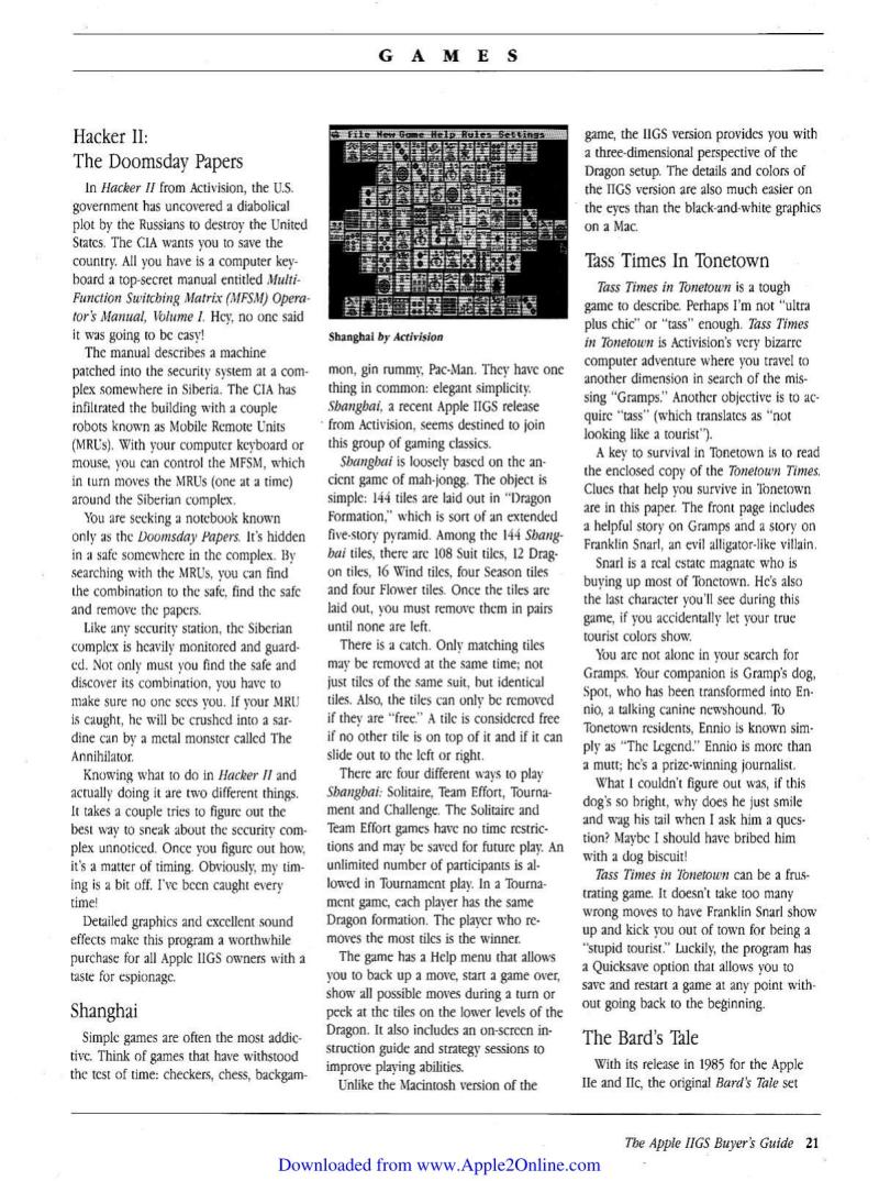 IIgs Buyers Guide 1987 Fall — page 23