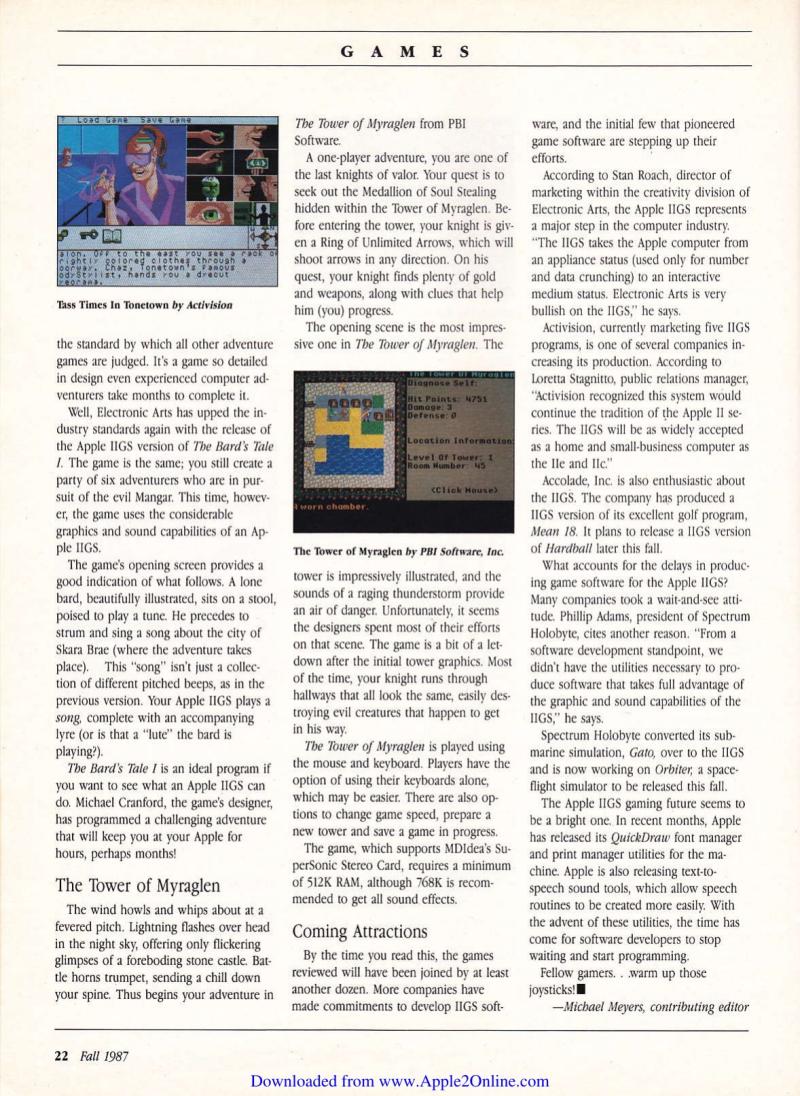 IIgs Buyers Guide 1987 Fall — page 24