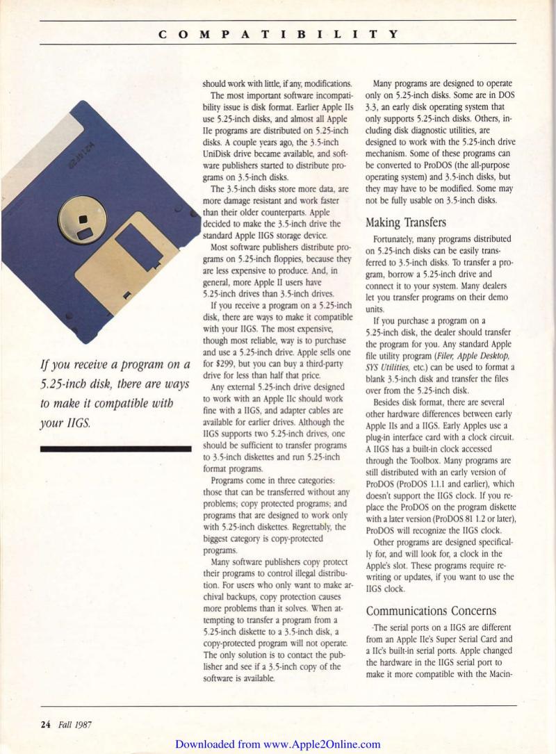 IIgs Buyers Guide 1987 Fall — page 25
