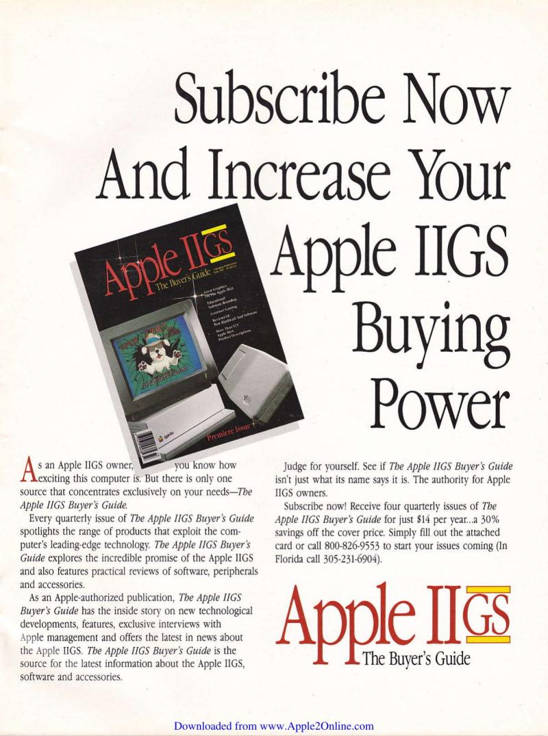 IIgs Buyers Guide 1987 Fall — page 50