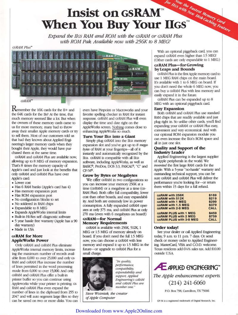 IIgs Buyers Guide 1987 Fall — page 62