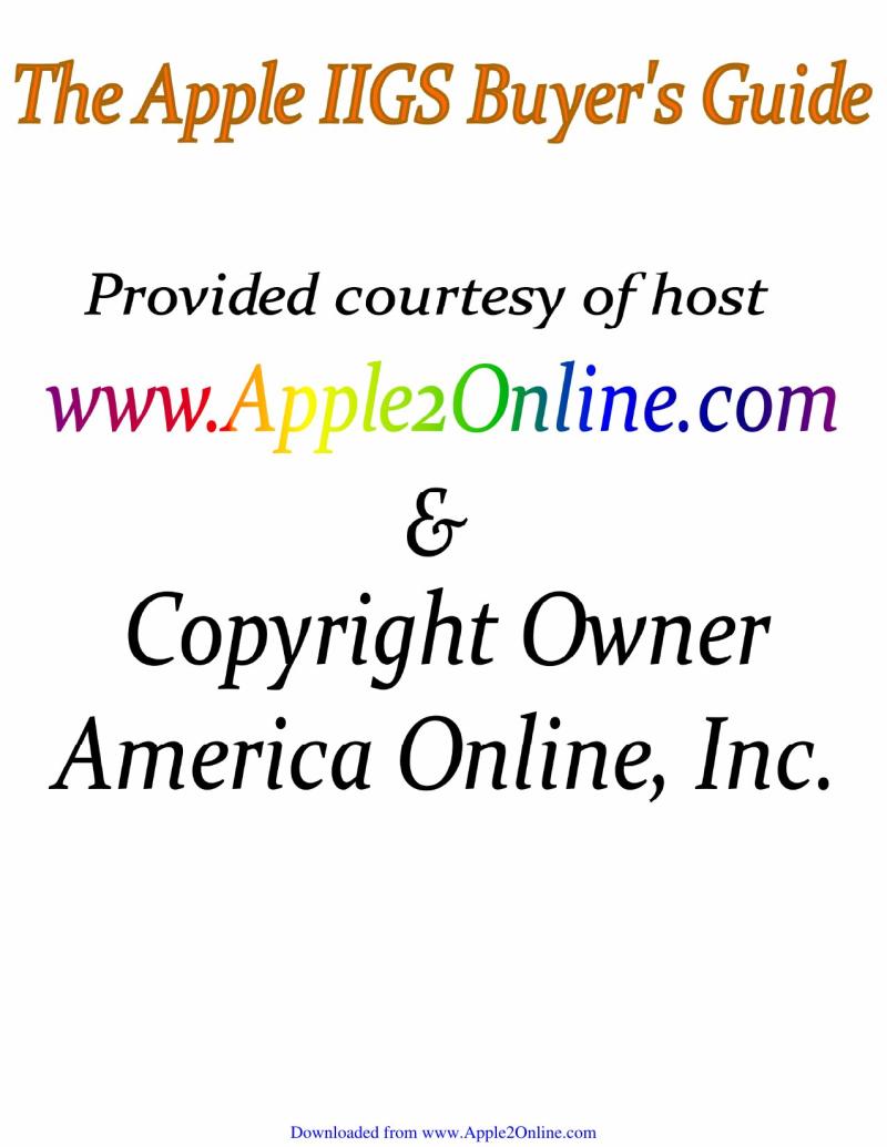 IIgs Buyers Guide 1987 Fall — page 63