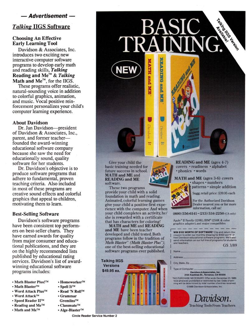 IIgs Buyers Guide 1989 Spring — page 5
