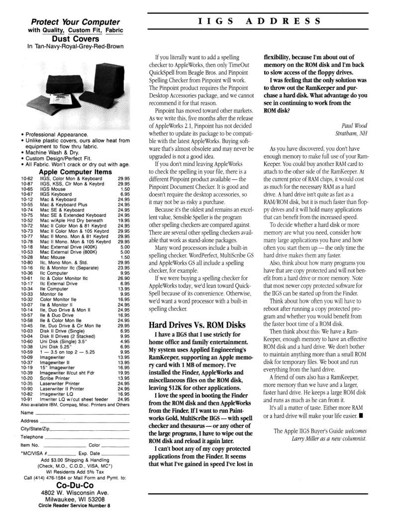 IIgs Buyers Guide 1989 Spring — page 16