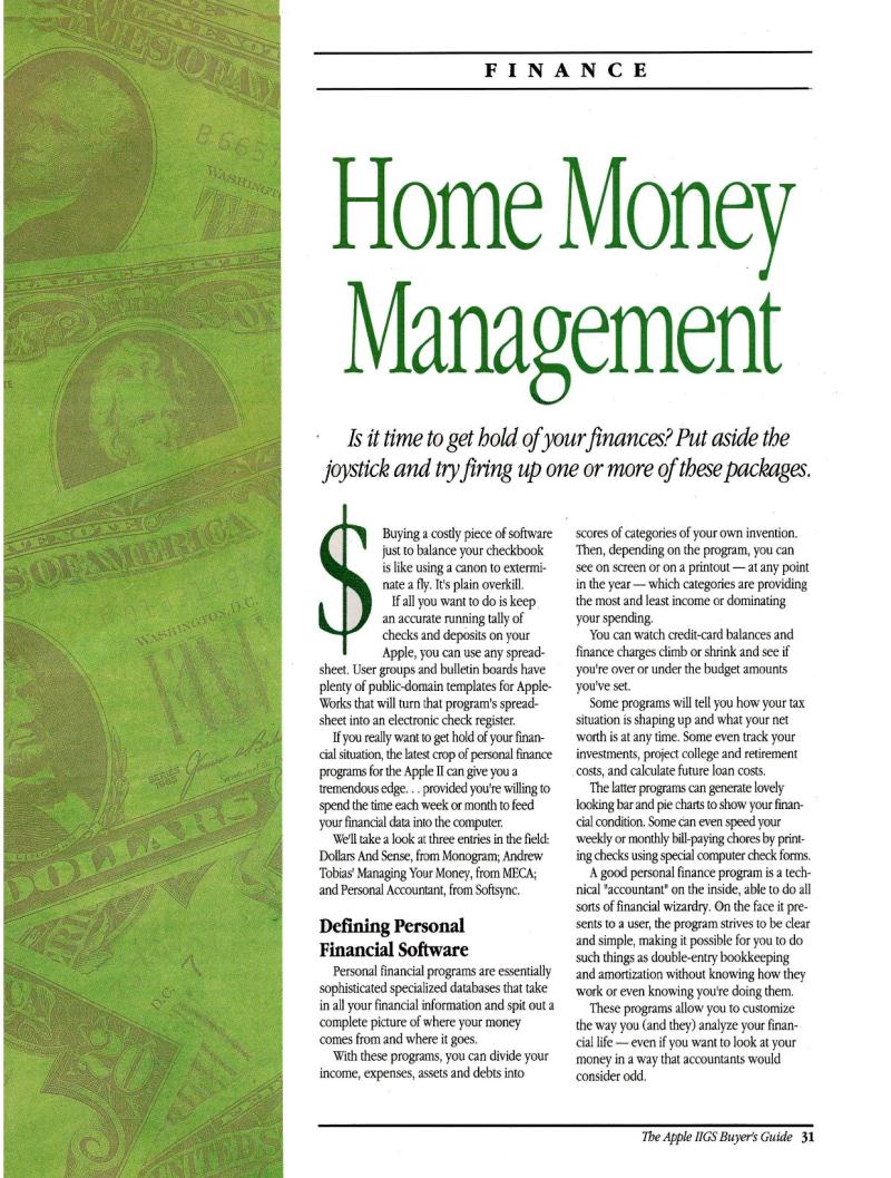 IIgs Buyers Guide 1989 Spring — page 33
