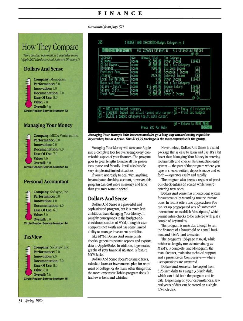 IIgs Buyers Guide 1989 Spring — page 36