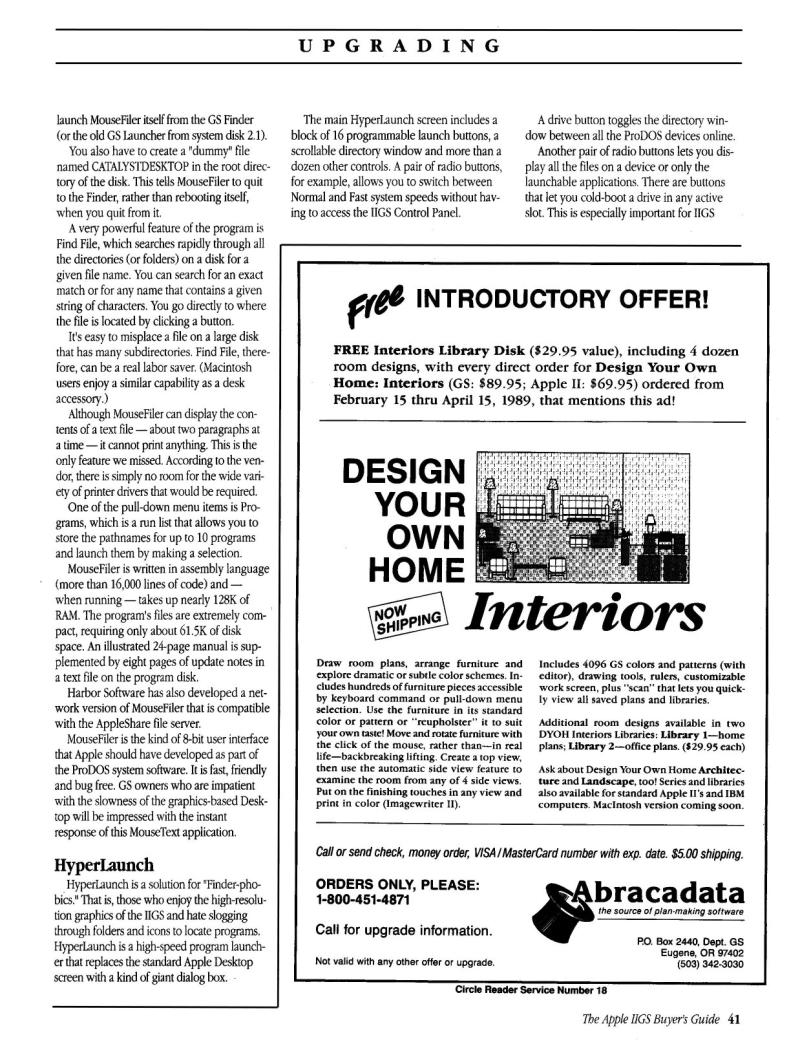 IIgs Buyers Guide 1989 Spring — page 43