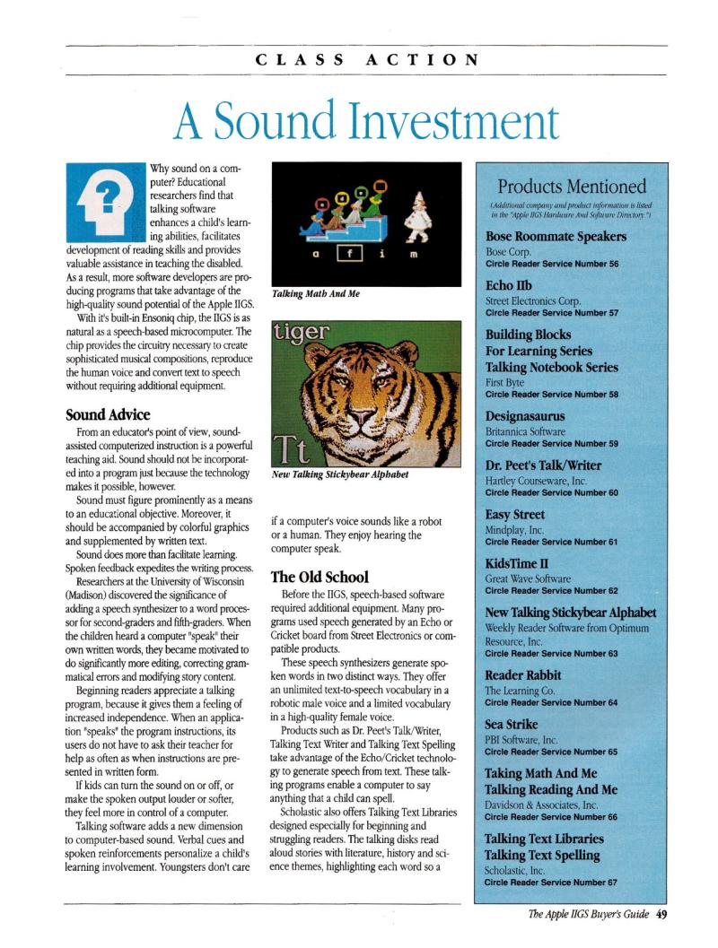 IIgs Buyers Guide 1989 Spring — page 51