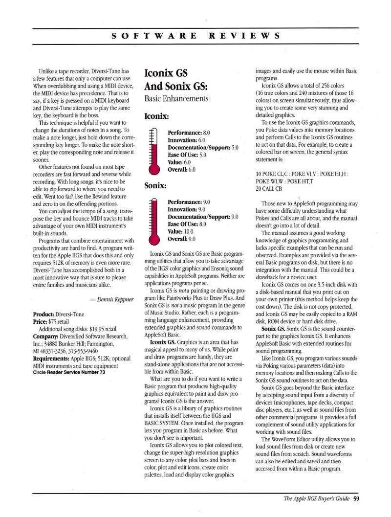 IIgs Buyers Guide 1989 Spring — page 61