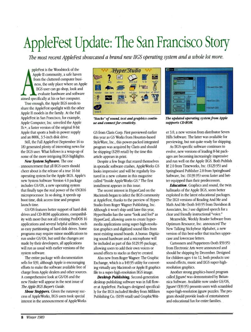 IIgs Buyers Guide 1989 Winter — page 10
