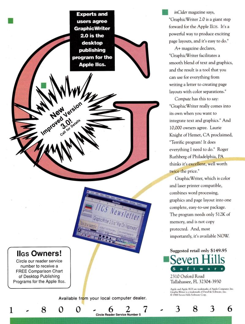 IIgs Buyers Guide 1989 Winter — page 11