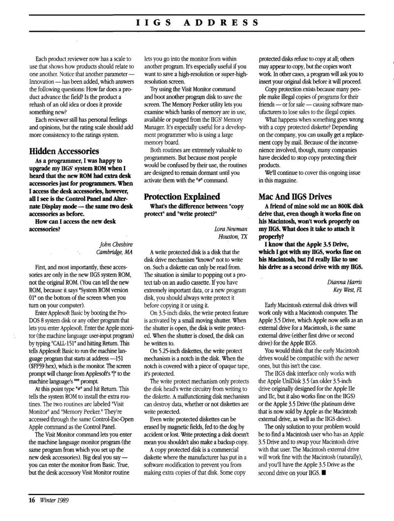 IIgs Buyers Guide 1989 Winter — page 18
