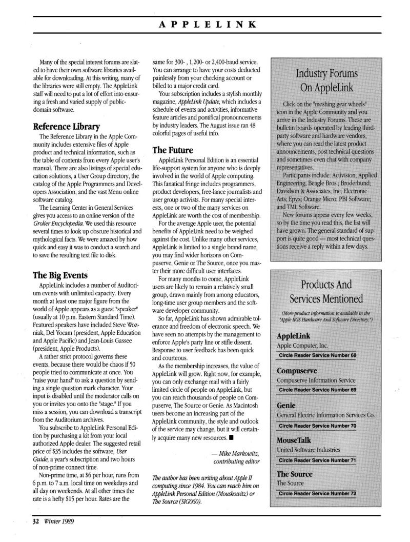 IIgs Buyers Guide 1989 Winter — page 34