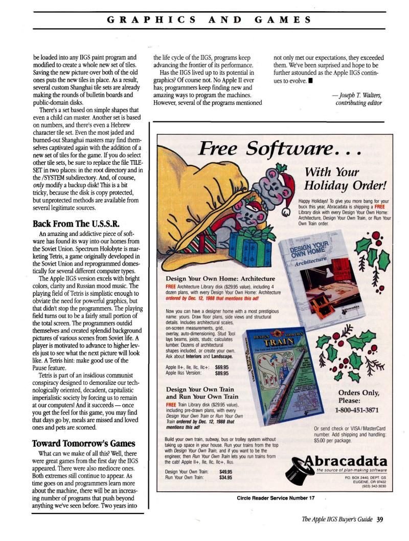 IIgs Buyers Guide 1989 Winter — page 41