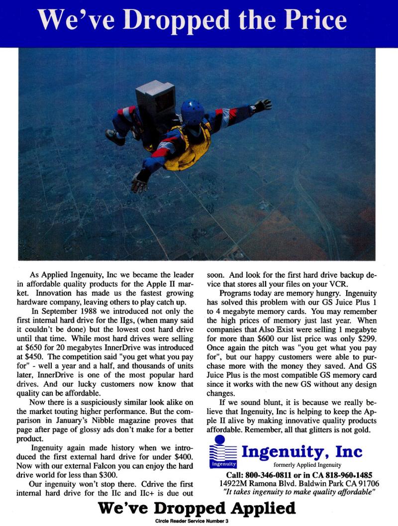 IIgs Buyers Guide 1990 Summer — page 5