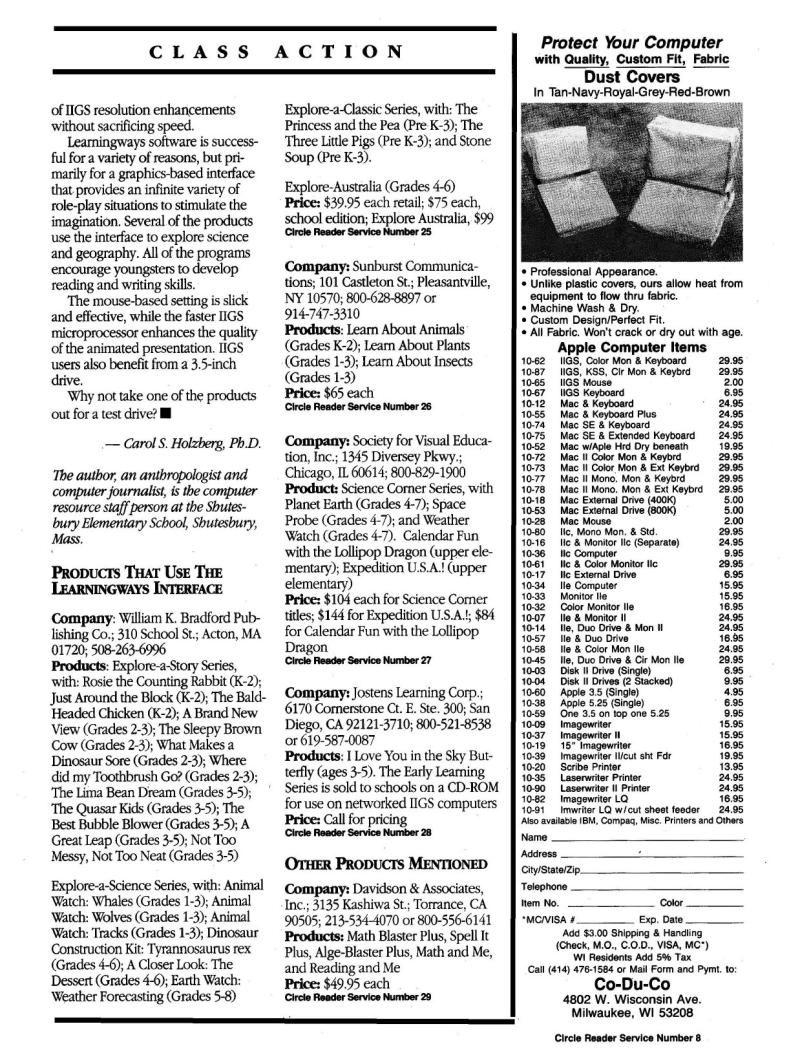 IIgs Buyers Guide 1990 Summer — page 21