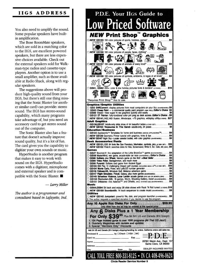 IIgs Buyers Guide 1990 Summer — page 25