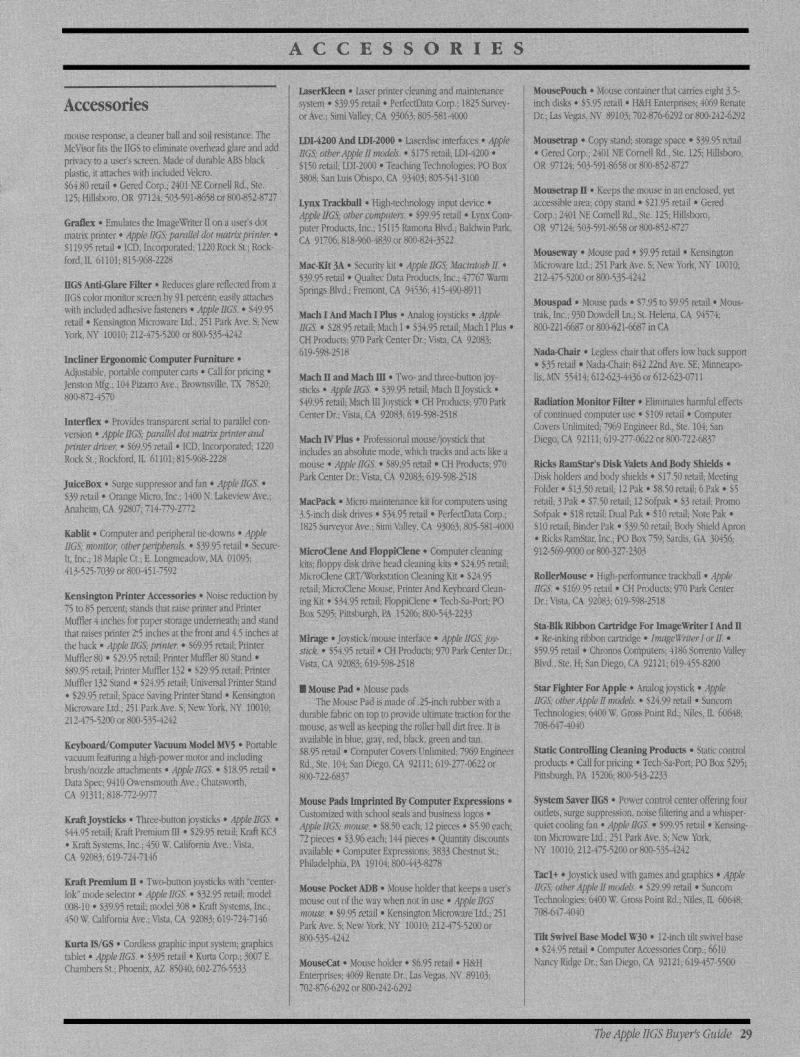 IIgs Buyers Guide 1990 Summer — page 31