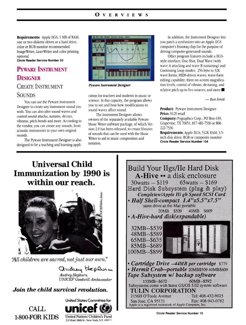 IIgs Buyers Guide 1990 Summer — page 65
