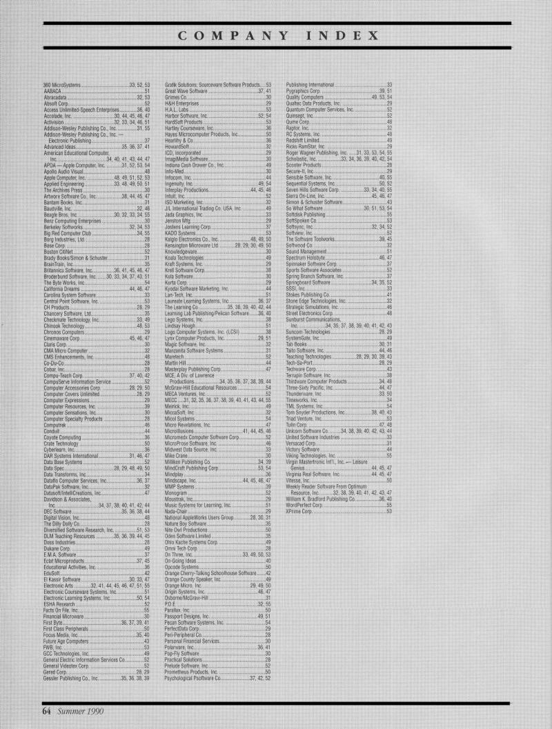 IIgs Buyers Guide 1990 Summer — page 68