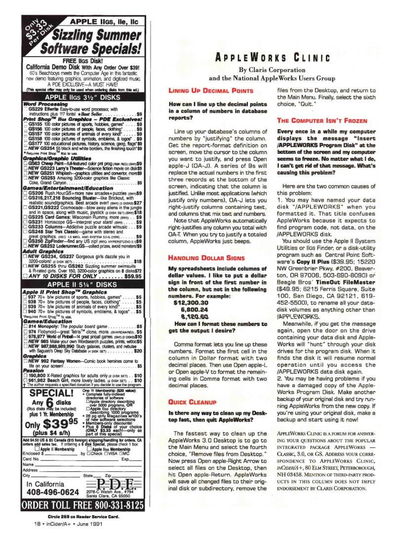 InCider A 1991 06 — page 20