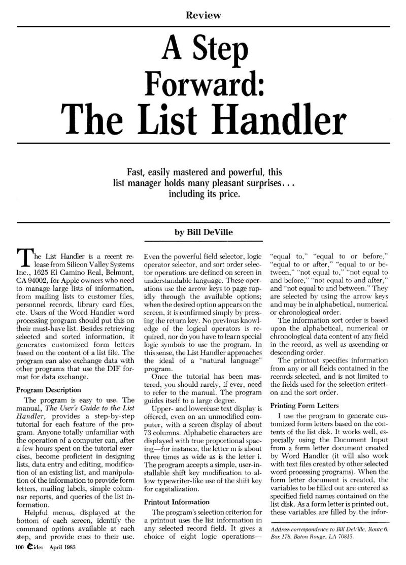 InCider198304 — page 100