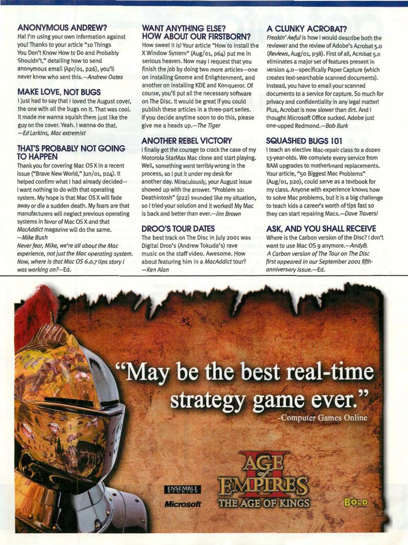 MacAddict 062 200110 — page 13