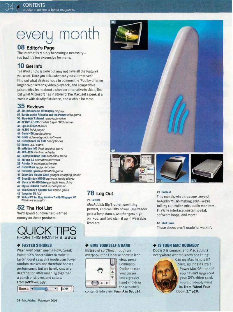 MacAddict 102 200502 — page 6
