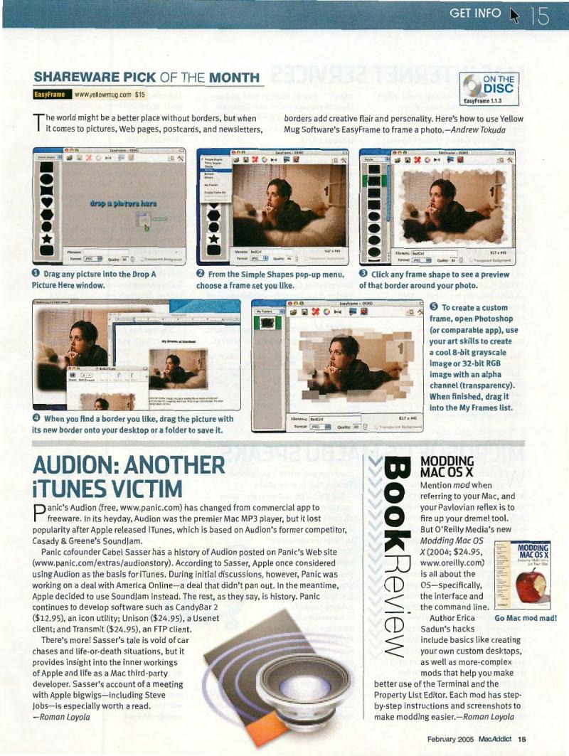 MacAddict 102 200502 — page 17