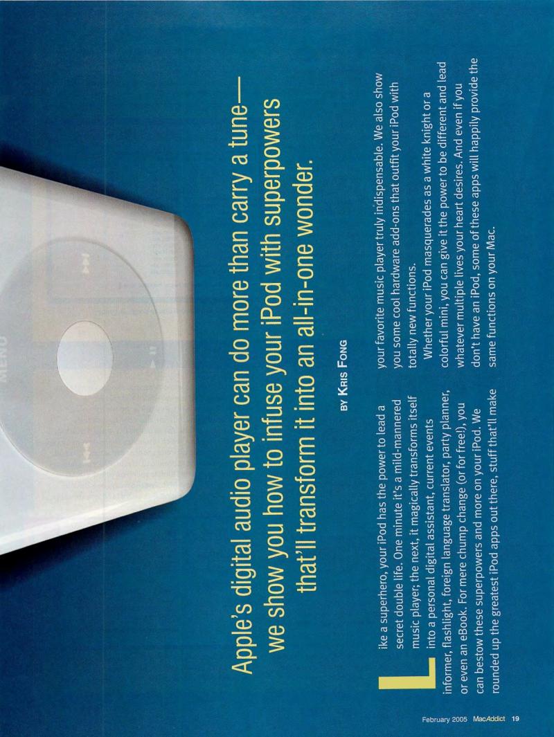 MacAddict 102 200502 — page 21