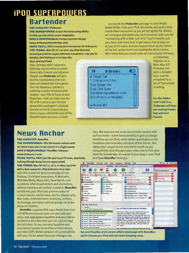 MacAddict 102 200502 — page 24
