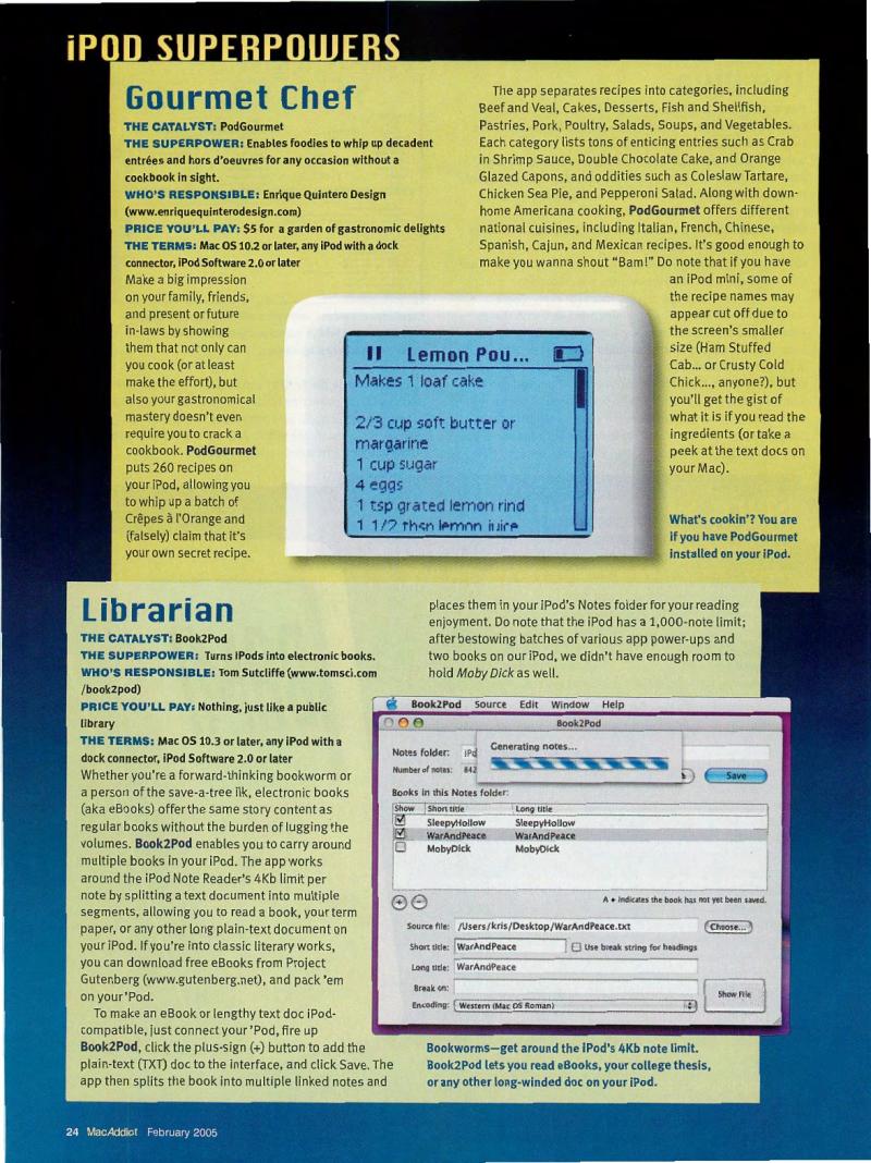 MacAddict 102 200502 — page 26