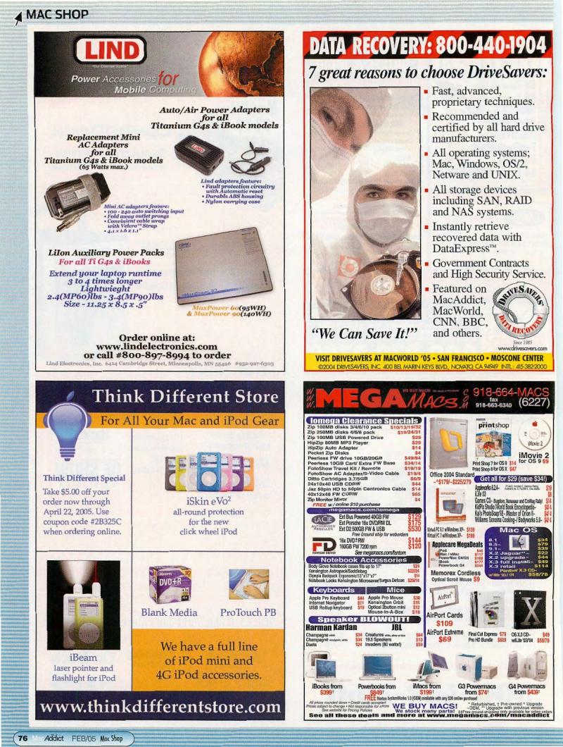 MacAddict 102 200502 — page 78