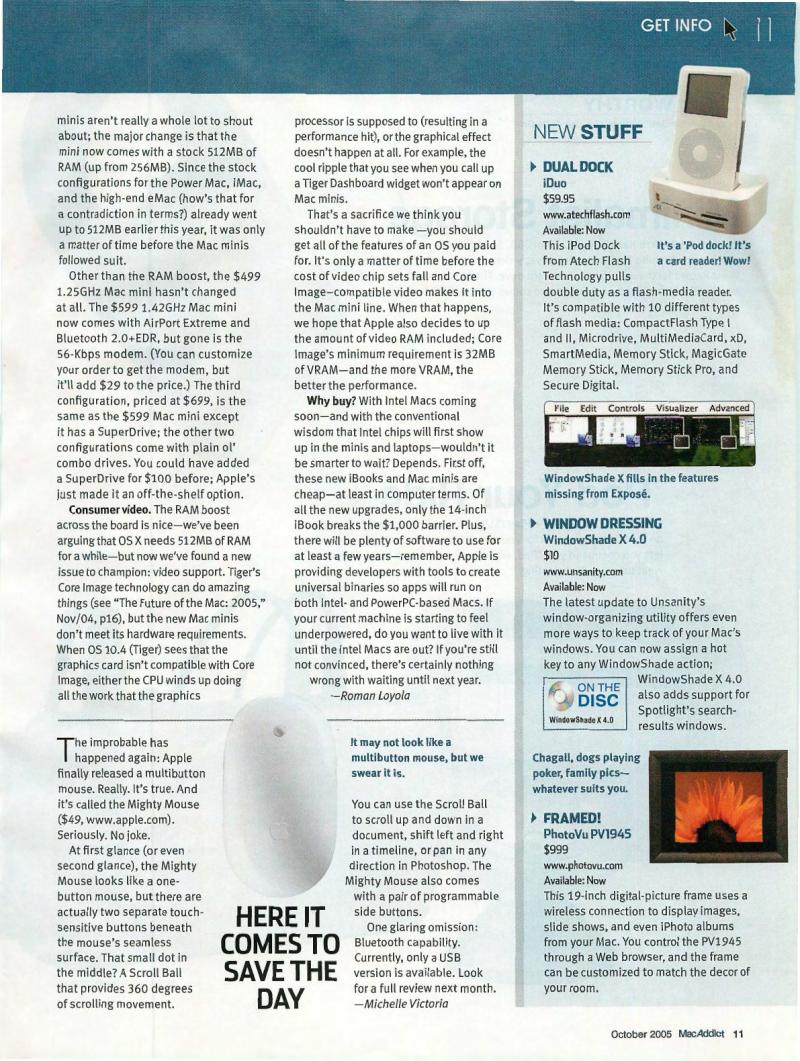 MacAddict 110 200510 — page 13