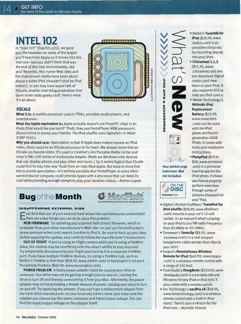 MacAddict 110 200510 — page 16