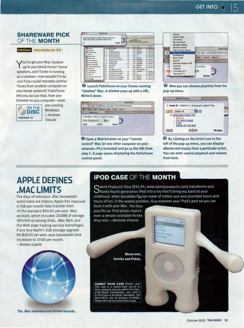 MacAddict 110 200510 — page 17