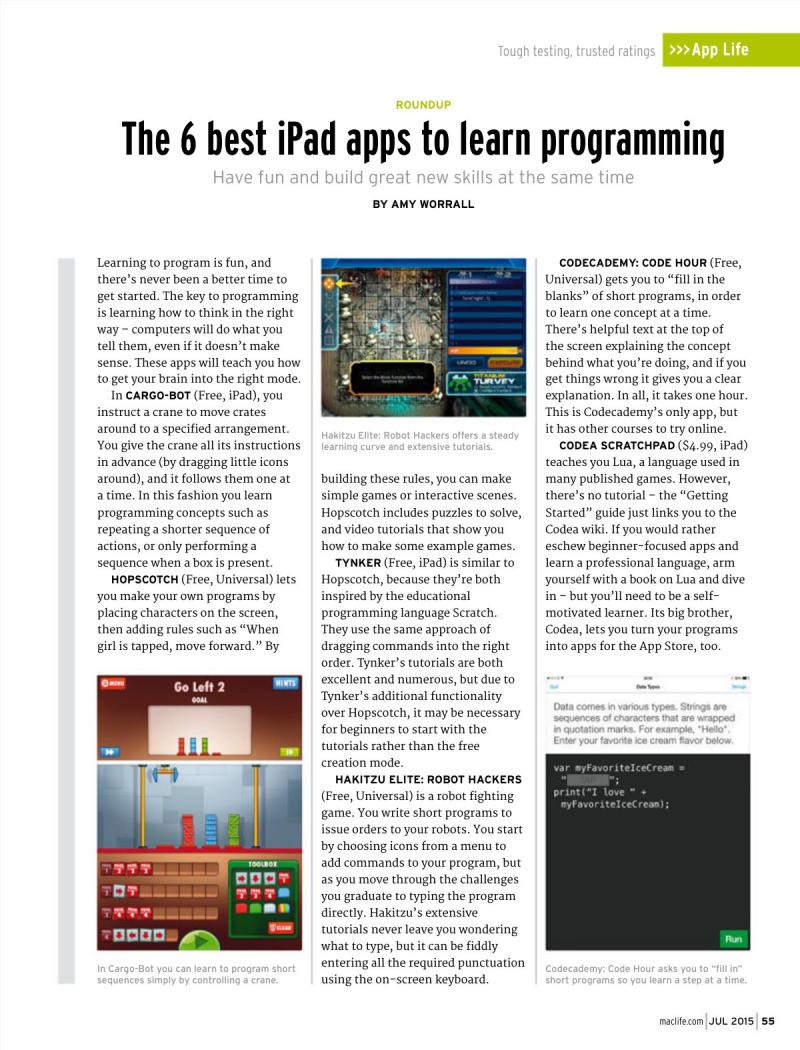 MacLife July 2015 USA — page 55