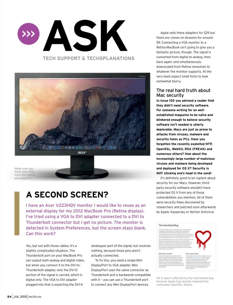 MacLife July 2015 USA — page 84